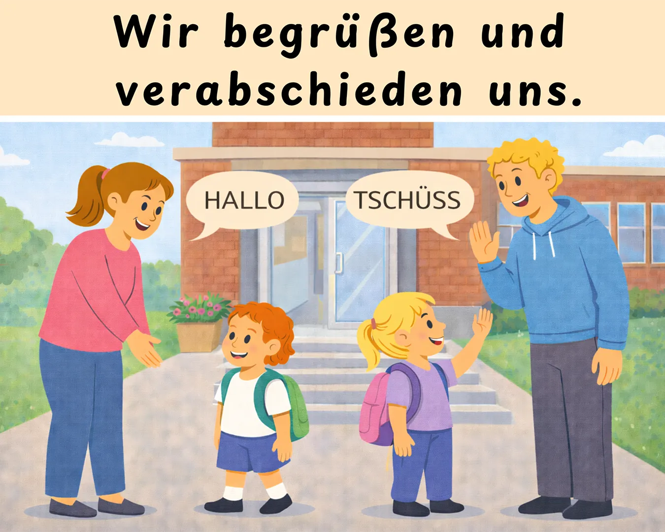 Motto des Monats Januar 2026: Wir begrüßen und verabschieden uns