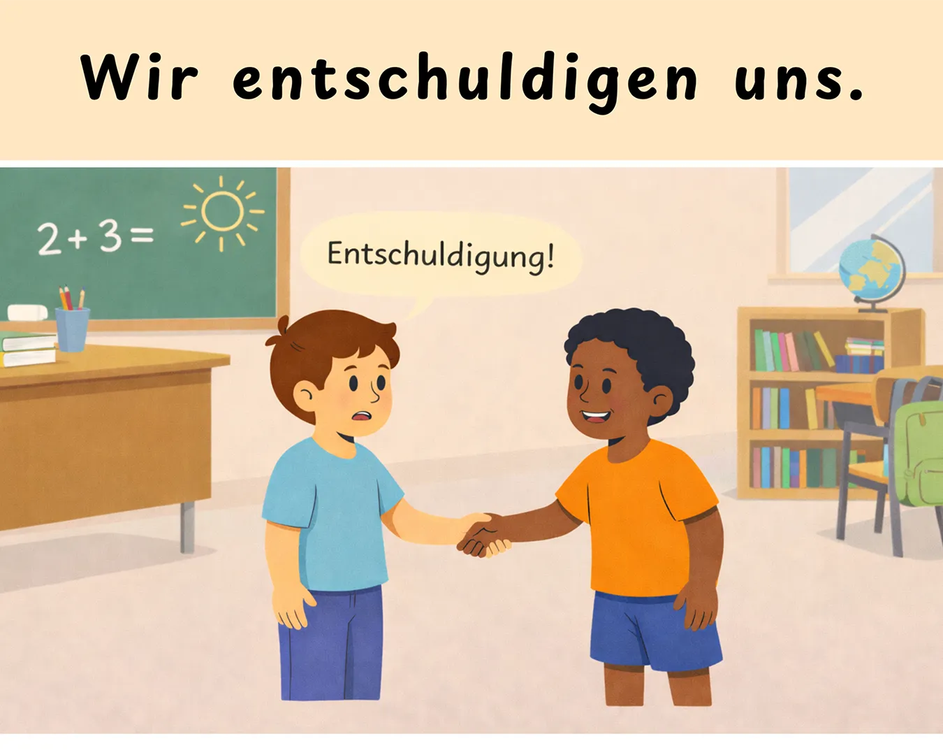 Motto des Monats März 2026: Wir entschuldigen uns.