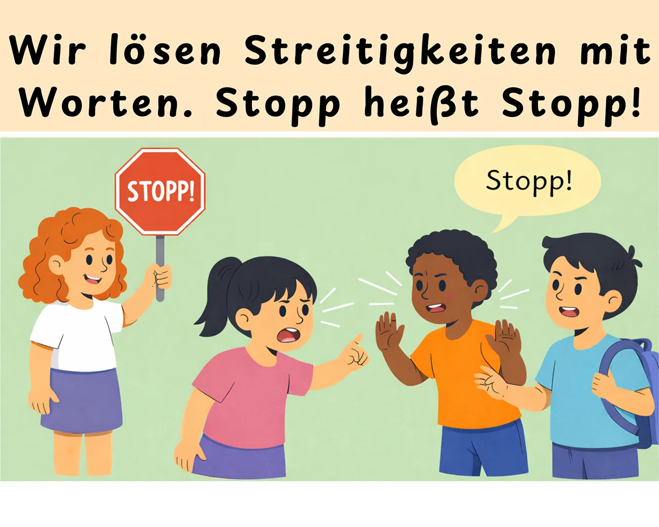 Motto des Monats Juni 2026: Wir schauen uns bei Gesprächen an